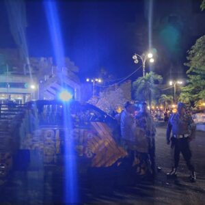 Polsek Rasanae Barat Gelar Patroli Blue Light untuk Jaga Kamtibmas di Wilayah Kota Bima