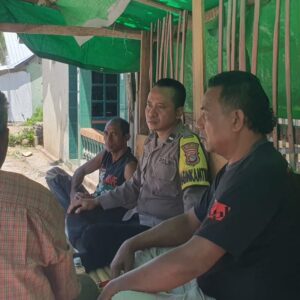 Bhabinkamtibmas Jatibaru Timur Sosialisasi Layanan 110 dan Imbau Warga Tidak Gunakan Knalpot Brong